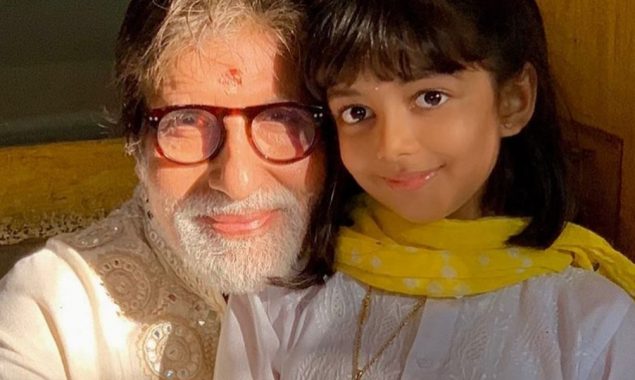 Aishwarya Rai’s daughter Aaradhya pens a birthday wish to Amitabh Bachchan