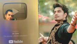 Ali Zafar is over the moon as he got YouTube’s golden play button