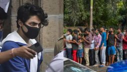 Aryan Khan fans wait for his release outside Arthur Road Jail