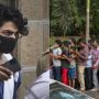 Aryan Khan fans wait for his release outside Arthur Road Jail