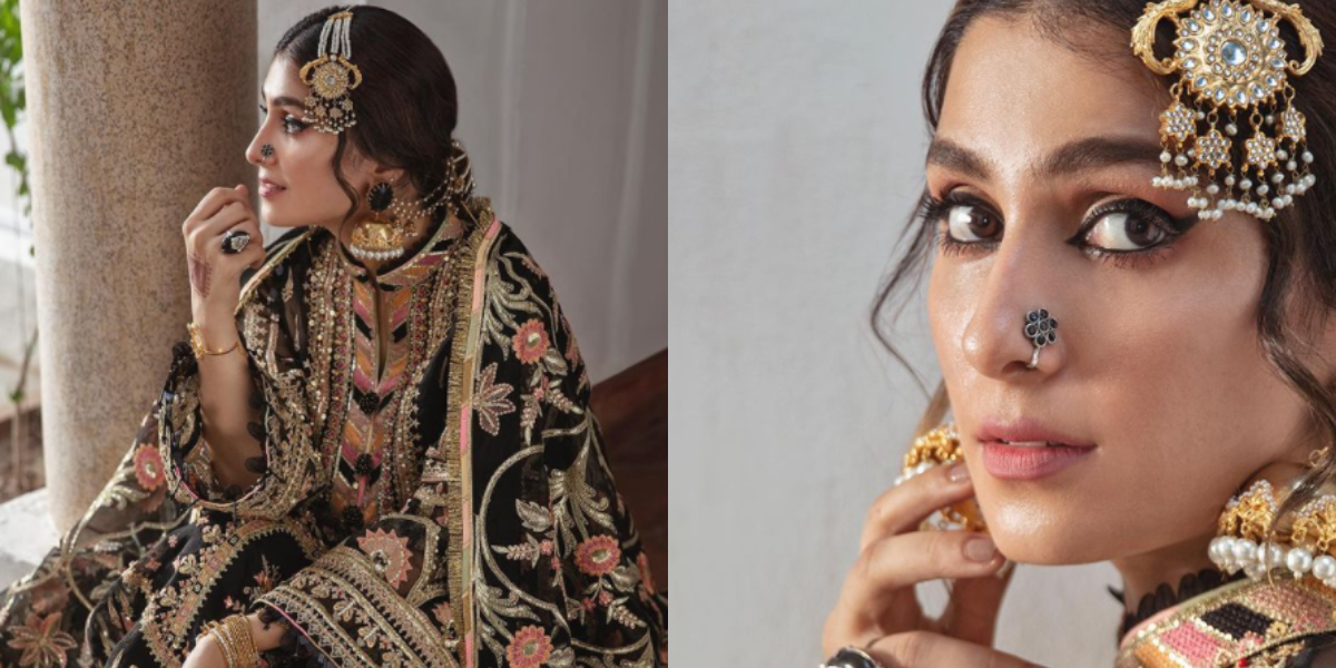 Ayeza Khan turns into a black beauty