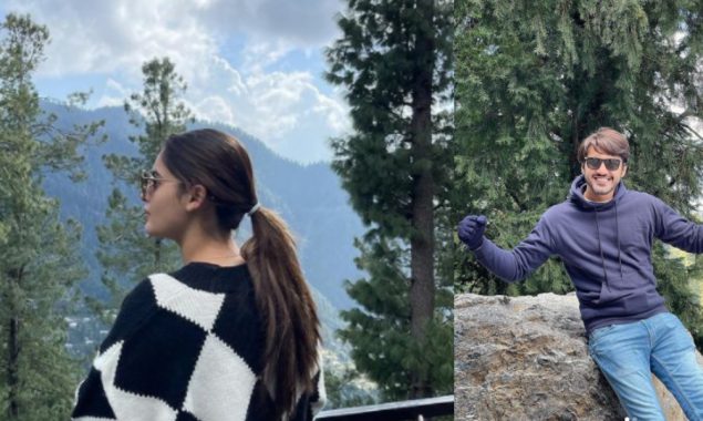 Minal Khan and Ahsan Mohsin Ikram visits Nathia Gali