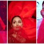 Hina Khan sets the stage ablaze as she glides down the ramp in a crimson embroidered gown