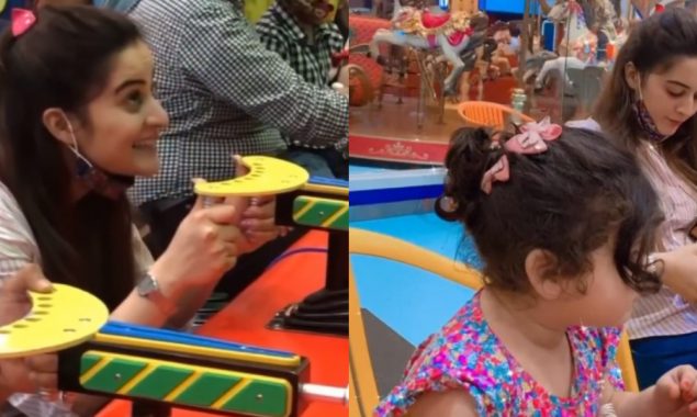 Aiman Khan on a fun day out with baby Amal