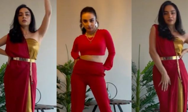 Mehar Bano recreates Ayesha Omar look from two decades of Lux Style Awards