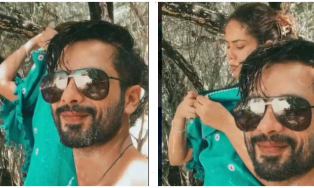 Shahid Kapoor records his wife Mira Rajput attempting to put on her beach suit