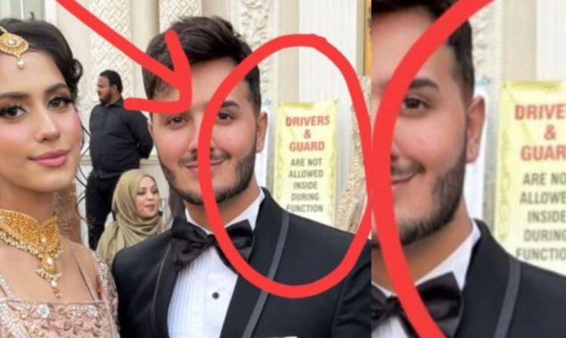 Netizens are outraged after a photo from Shahveer Jafry’s valima went viral