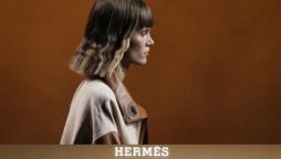 Hermes hosts Paris Fashion Week show at airport hangar