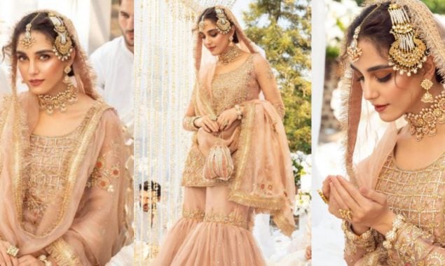 Maya Ali looks gorgeous in this dreamy nikkah look