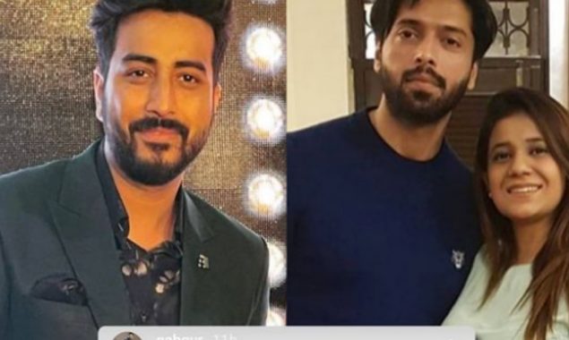 Nabeel Qureshi hilariously teasing Fahad Mustafa over his wife’s hand in his success 