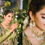Saboor Aly looks bewitching in the green mehndi assemble, see photos