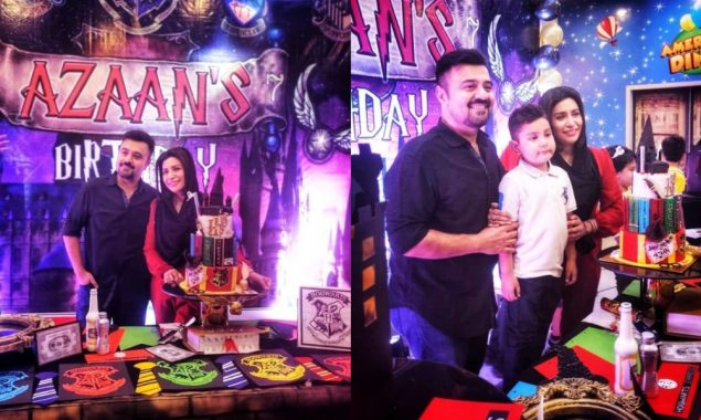 Ahmad Ali Butt celebrating her son’s grand birthday party, see photo 