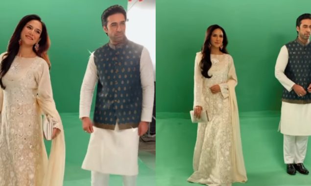 Anoushay Abbasi shares BTS of ‘Dawat’ look with Ali Rehman Khan, watch video