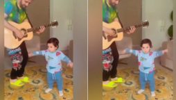 Atif Aslam’s Son adorably groves on his Father’s tunes, watch video