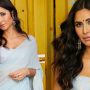 Katrina Kaif looks radiant in a grey lycra saree, see photos