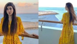 Urwa Hocane dazzles her beauty with the natural background from her balcony, see photos