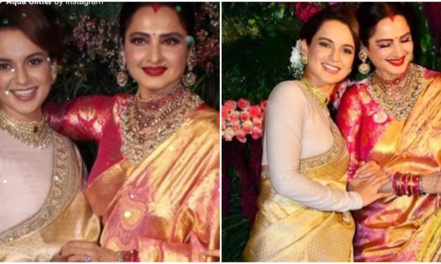 Kangana Ranaut sends Birthday wishes for her ‘godmother’ of grace Rekha