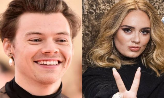 Adele fuels romance rumors with Harry Styles, “He’s great, he’s lovely”