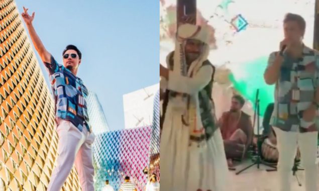 Ali Zafar brightens up the day with his performance at Dubai Expo 2021