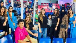 Spouses of our Cricketers spotted at Sharjah stadium