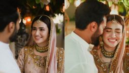 Sana Javed, Umair Jaswal 1st wedding anniversary