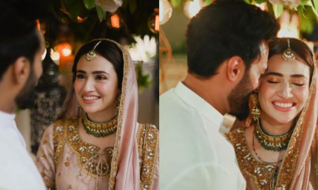 Sana Javed, Umair Jaswal celebrates 1st wedding anniversary