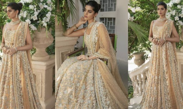 Sanam Saeed in a festive outfit looks like a fantasy come alive
