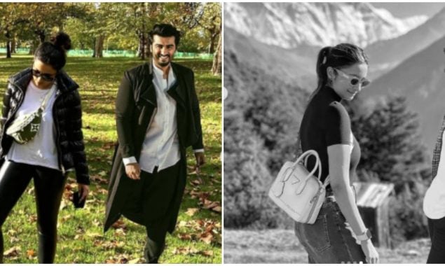 Arjun humorously adjusts himself in Parineeti’s photos and refers to her as the Tourism Ambassador