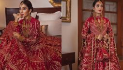 Ayeza Khan in bridal lehenga sets ooze elegance like no other