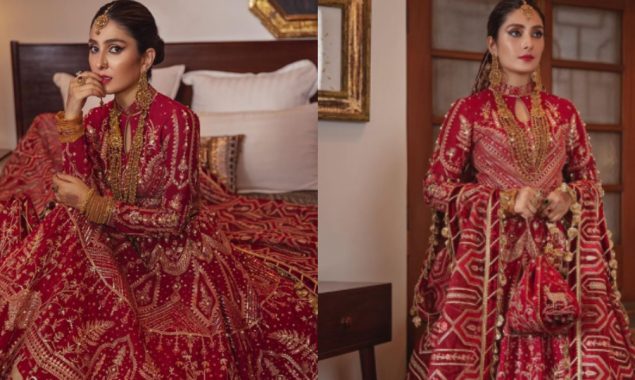 Ayeza Khan in bridal lehenga sets ooze elegance like no other