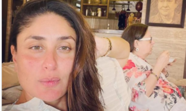 Kareena Kapoor shows off her father’s new home as she takes a selfie with her mother