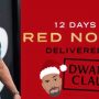 Dwayne Johnson dresses up as Dwanta Claus for the ’12 Days of Red Notice’ giveaway.