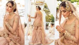 Maya Ali’s regal look in this stunning gharara will drop your jaws