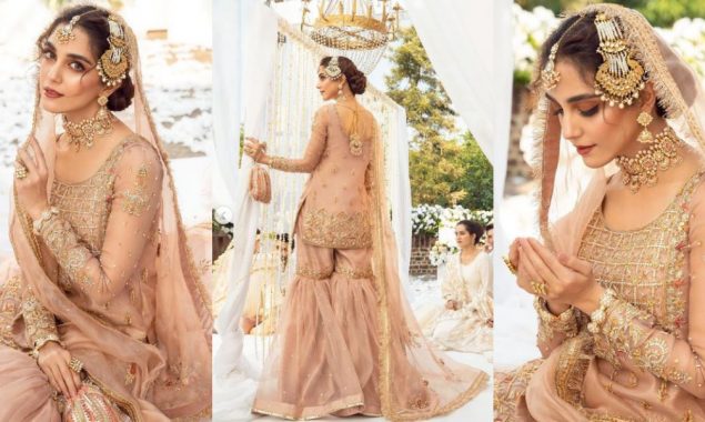 Maya Ali’s regal look in this stunning gharara will drop your jaws