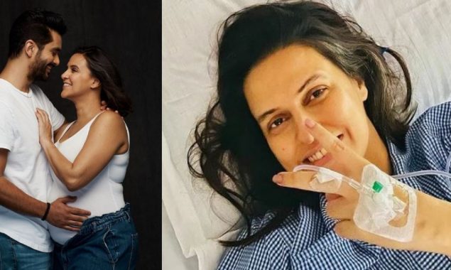 Neha Dhupia Angad Bedi baby boy