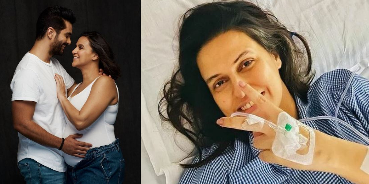 Neha Dhupia Angad Bedi baby boy