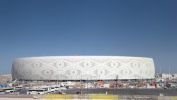 Qatar inaugurated on Friday its fifth stadium for the 2022 World Cup, Al Thumama stadium, 12 kilometres south of the capital Doha, that has 40,000 seats. (Shutterstock)