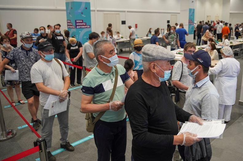 Russia vacination drive