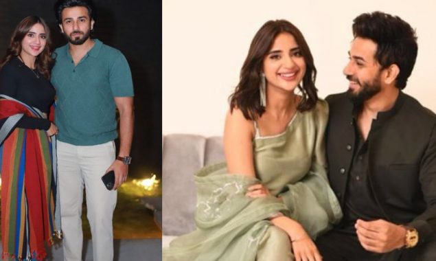 Ali Ansari, Saboor Aly serve major couple-goals in this recent click