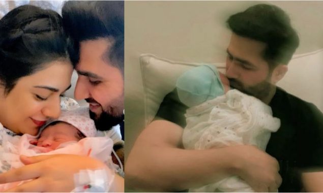 This adorable snap of Falak Shabir embracing his baby will surely melt your heart