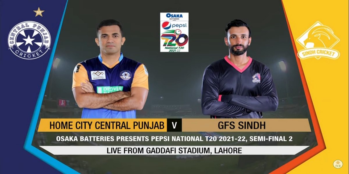 National T20 Cup: Live | Sindh vs Central Punjab | 2nd Semi-Final