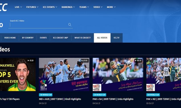 ICC adds match highlights in Urdu on its official website