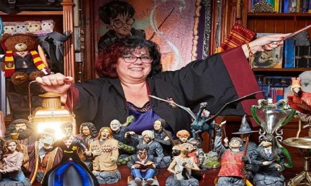 Welsh lady sets a Guinness World Record for her Harry Potter collection