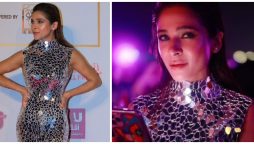 Ayesha Omar serves Retro Disco Game in a shimmery dress; Take a look