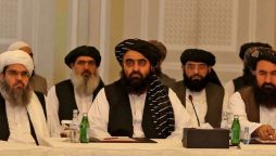 Under-pressure Taliban meet EU-US delegation in push for support