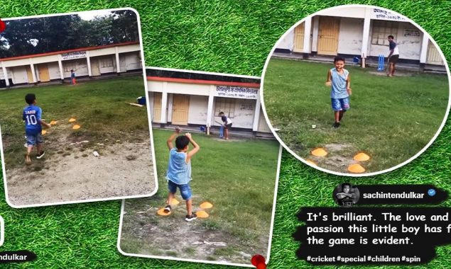 Watch: Sachin Tendulkar uploads a video of a 6-year-old spinner