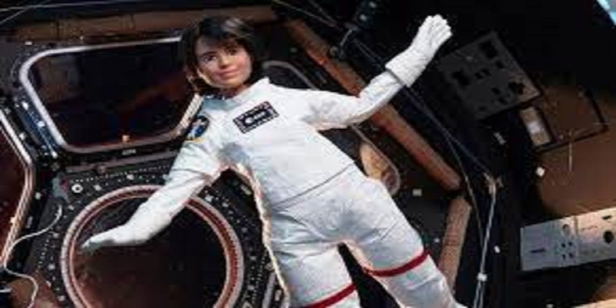 Barbie the Astronaut takes to the skies in zero gravity