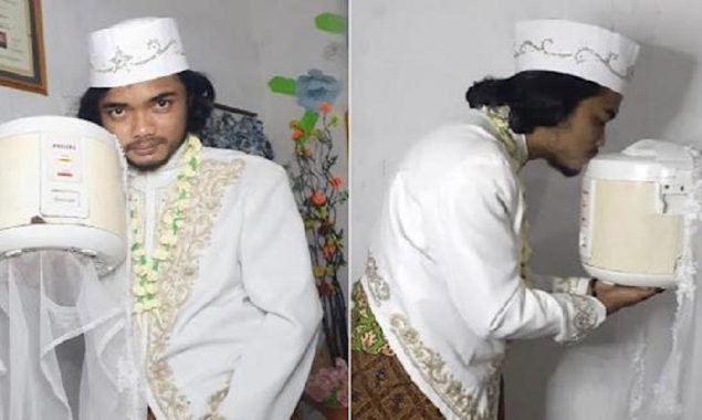 Man from Indonesia marries a rice cooker and divorces it in 4 days