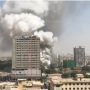 Firecracker warehouse catches fire in Karachi’s residential area