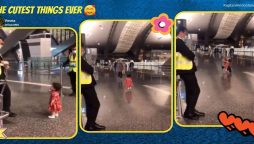 Toddler’s polite gesture while saying goodbye has made netizens go ‘aww’